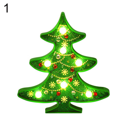 

DIY Christmas Tree Snowman Night Light Craft Full Multi-shaped Diamond Painting