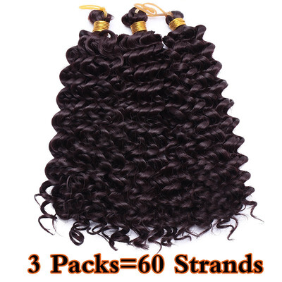 

3 Packs Afro MarleyBob Crochet Hair Marlibob Crochet Extension Kinky Curly Kinky Bundle Ombre Braidng Hair Extensions