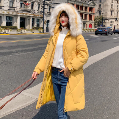 

Roseonmyhand Women Winter Warm Coat Hooded Thick Warm Loose Pocket Jacket Long Overcoat