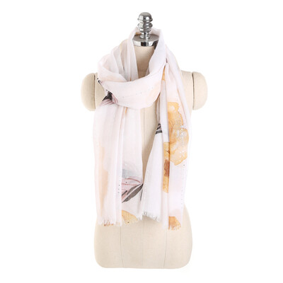 

Reversible Butterfly Sheer Voile Shawl Women Scarf for Clothes Decorating