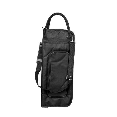 

600D Water-resistant Drum Sticks Gig Bag Oxford Cloth Handy Strap Gripped Handle Pocket 5mm Cotton Padded