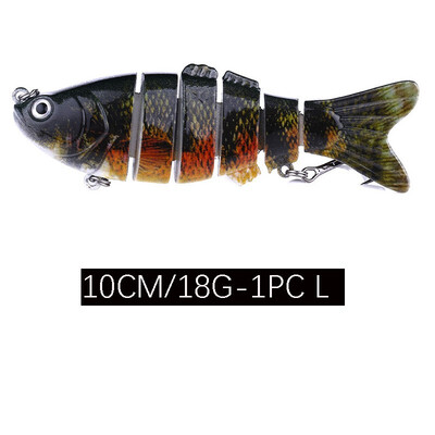 

VISSEN 1PCS 18g 10cm Fishing Cranks Lure Artificial Crankbait Hard Topwater Trolling Wobblers Mini Fishing Lure Swim Tackle