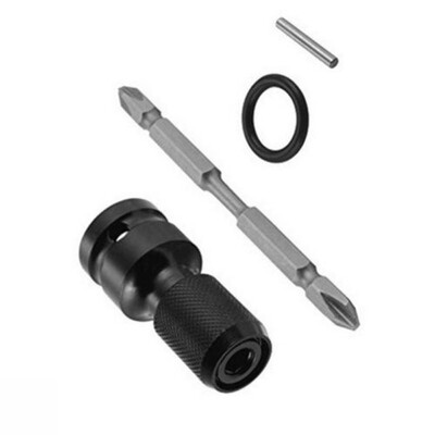 

4pcsSet Air Impact Wrench Adapter 12on 14 Nut-on Bit Hex Shaft Practical