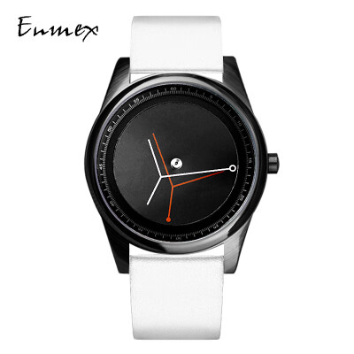 

Enmex creative design branch concept neutral watch simple two-needle watch when the holiday gift is translated