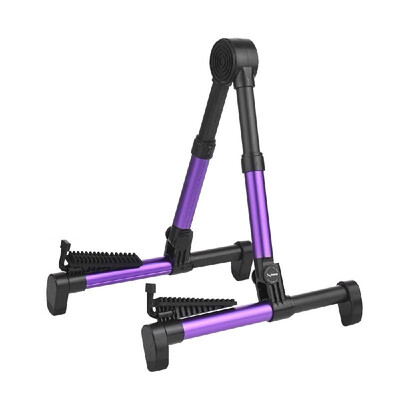 

Folding Universal Guitar Stand Holder Bracket Support Length Stretchable Aluminum Alloy Upright A-frame for Acoustic Electric Clas