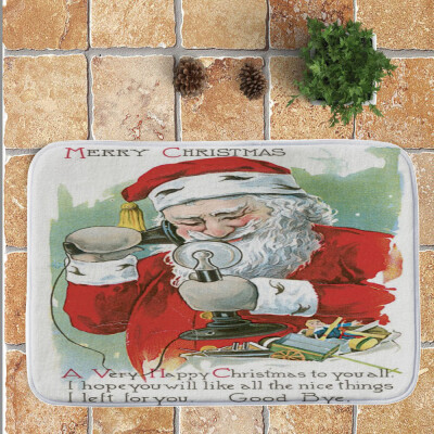 

〖Follure〗Merry Christmas Welcome Doormats Indoor Home Carpets Decor 40x60CM