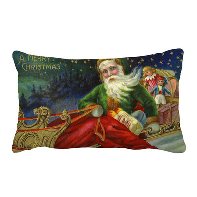 

〖Follure〗Christmas Pillow Sofa Waist Throw Cushion Cover Home Decor A
