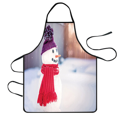 

Siaonvr Christmas Decoration Waterproof Apron Kitchen Aprons Dinner Party Apron