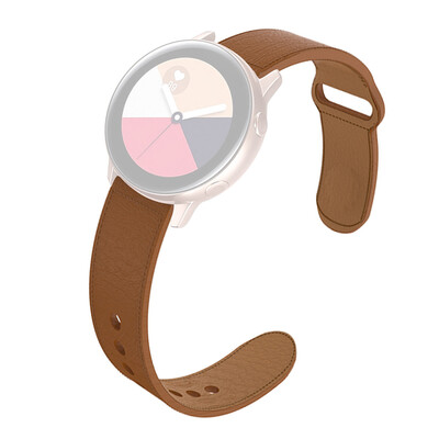 

〖Follure〗Leather Replacement Watch Wrist Strap Band For Samsung Galaxy Watch active 20mm