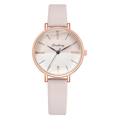 

Korean fashion casual PU watch EASY new trend total fine quartz watch