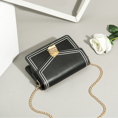 

Summer ins daughter Joker Western style chain fashion shoulder Messenger bag texture