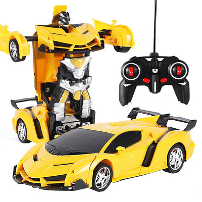 

Gobestart 118 Electric Remote Control Car1 Button Remote Control Deformable Vehicle Robot