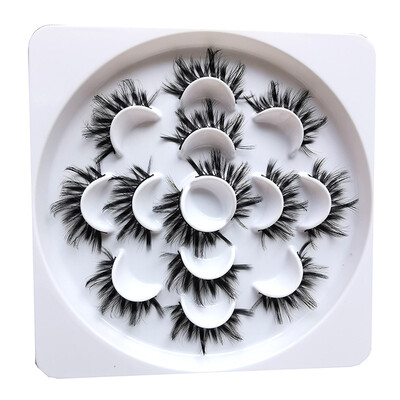 

Gobestart Luxury 7Paire 3D False Lashes Fluffy Strip Eyelashes Long Natural Party Makeup