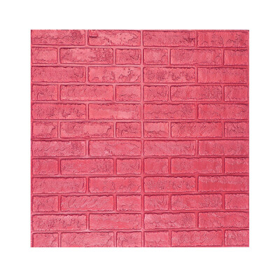 

〖Follure〗3D Wall Paper Brick Stone Rustic Effect Self-adhesive Wall Sticker Home Decor