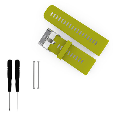 

〖Follure〗Fashion Sports Soft Silicone Band Strap Bracelet For Garmin vívoactive HR BK