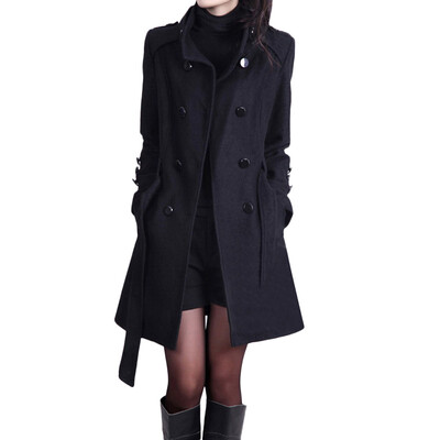 

〖Follure〗Women Fashion Loose Winter Warm Long Sleeve Button Button Jacket Coat With Belt
