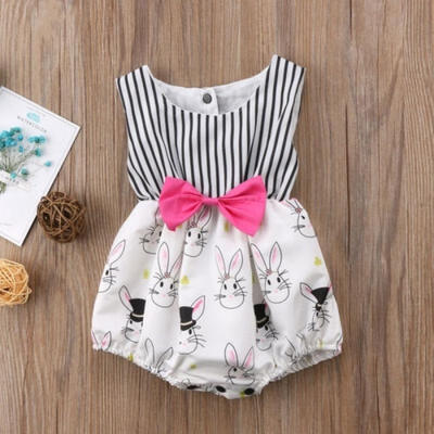 

Fashion Newborn Baby Infant Rabbit Romper Jumpsuit Bodysuit Outfits