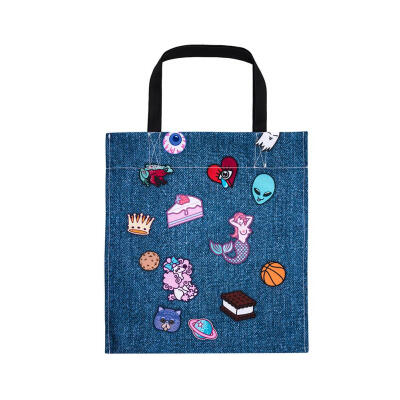 

Digital Print Shoulder Handbags Women Large Top-handle Bags Canvas Totes