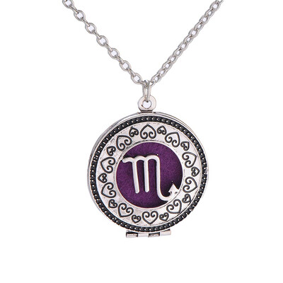 

Constellations Aromatherapy Divergency Box Pendant Necklace Health Perfume Pendant