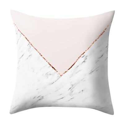 

〖Follure〗Geometric Marble Texture Throw Pillow Case Cushion Cover Sofa Home Decor