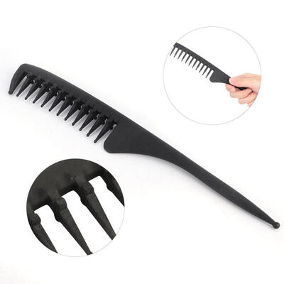

Greensen Hair Hairdressing Tool Comb with Long Tail Smooth Teeth Hair Picking Styling Comb