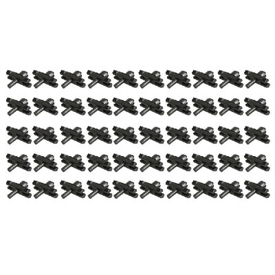 

50Pcs Car Nylon Bumper Fasteners Fender Rivet Clips Retainer Pin Rivets Trim Moulding Clip for Volkswagen