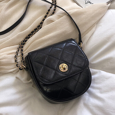 

Xiao Xiang Feng Bao female foreign style Korean version of saddle bag chic summer new 2019 rhombic diagonal shoulder bag