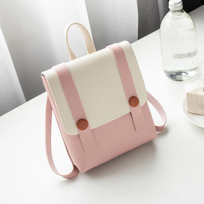 

Fashion Small Backpack For Women Leather Shoulder Bag Korean Style Female Mobile Phone Backpack Wind Casual Student Backpack