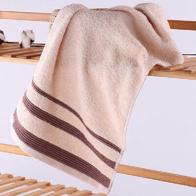 

1Pcs Towel Simple Striped Cotton Home Use Towel Gift Towel 7335cm