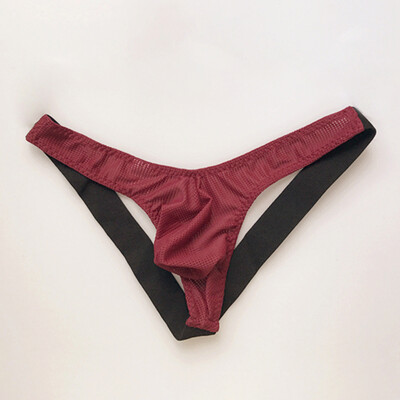 

Men Sexy Breathable Underwear Briefs Thong Plus Size Jockstrap Thong Underpants