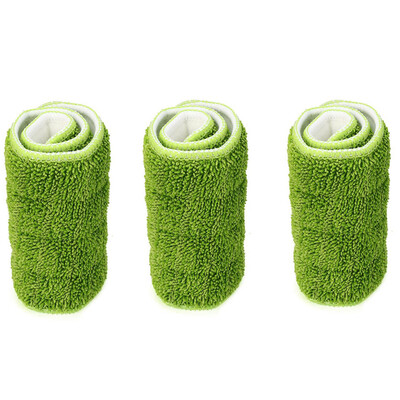

〖Follure〗3pcs Replacement Microfiber Washable Spray Mop Dust Mop Household Mop Head Clean