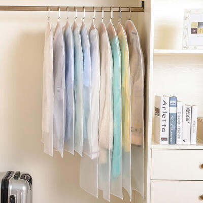 

Greensen 5PCS Clothes Translucent Dustproof Cover Protector Wardrobe Hanging Storage Bag Garment