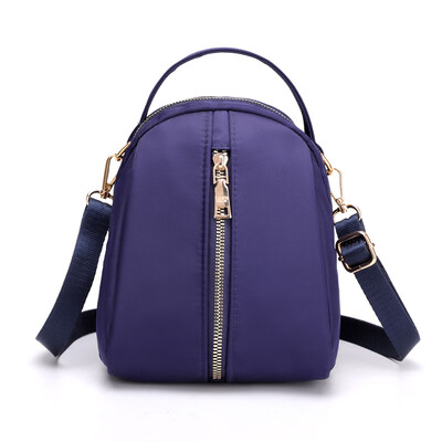 

Mini small backpack shoulder bag multi-purpose diagonal shoulder bag ladies leisure ultra light Oxford cloth bag