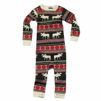 

Christmas Kids Boys Girls Moose PJs Pajamas Pyjamas Xmas Sleepwear Nightwear