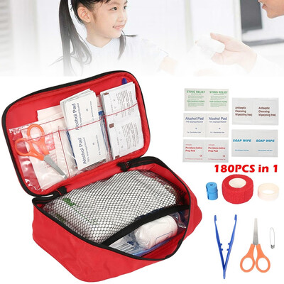 

Upgraded Outdoor Emergency Survival First Aid Kit Gear for Home Office Camping Hiking Travel