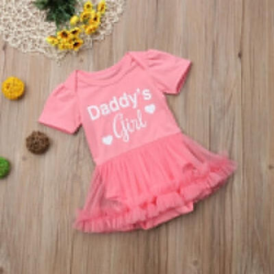 

Princess Newborn Baby Girls Romper Jumpsuit Dress Clothes Outfits Summe Sunsuit