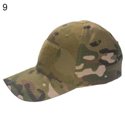 

Outdoor Tactical Sports Camouflage Hat Unisex Baseball Cap with Magic Tape