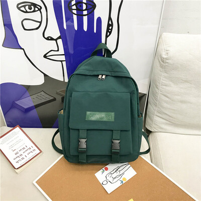 

Bag girl Korean version of high school Mori university students ins wind bf simple backpack ancient feeling girl tide brand two-sh