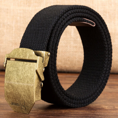 

Canvas belt Quality Alloy Automatic buckle weaving Canvas Men belt outdoor casual Men&Women belt 110-140cm