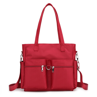 

Large-capacity one-shoulder bag handbag diagonal bag mom bag Oxford bag leisure bag canvas bag