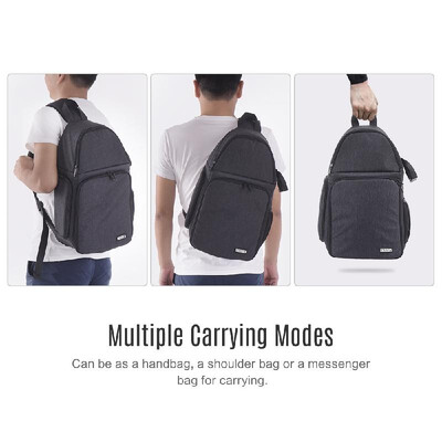 

CADeN D15 Camera Sling Backpack Single-Shoulder Camera Bag Messenger Bag for Camera 3 Lenses for Pad Flash TripodMonopod