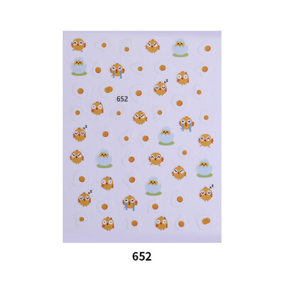 

Toponeto TIK TOK Nail Sticker Explosion Models Fresh Flowers Eggs Jump Color Stickers