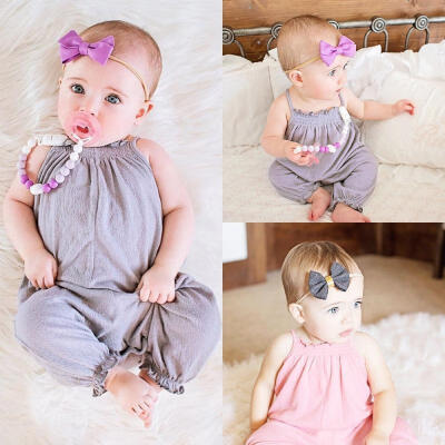 

Toddler Infant Baby Girls Clothes Strap Romper Jumpsuit Playsuit Outfit Sunsuit