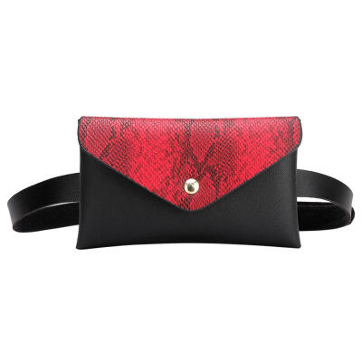 

Snake Shoulder Waist Bags Fanny Belt Packs Women Flap Messenger Chest Bags