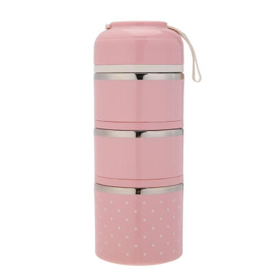 

Dot Design Thermal Lunch Box Leak-proof Stainless Steel Bento Box Container