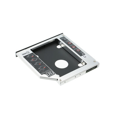 

Hard Drive Caddy Tray SATA 2nd HDD SSD Caddy Case for 127mm Universal CDDVD-ROM