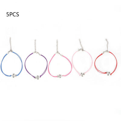 

Greensen 5pcs Popular Occident Tortoise Anklet Beach Anklet Multi-layer Handmade Foot Jewelry
