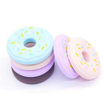 

2020 New Arrival CE FDA Certified PBA Free Baby Teether Silicone Donut Teethers