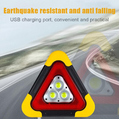 

Rechargeable solar LED Work Lamp Portable Emergency Multifunctional Warning Light for Camping Hiking Car Repairing