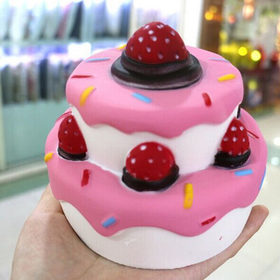 

115CM Jumbo Strawberry Cake Scented Super Slow Rising Kids Toy Cute